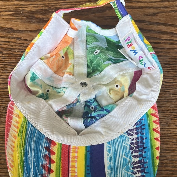 Vintage 80’s 90’s Jam’s World Multi Print 🧢 Cap Hat 🌈 - Picture 10 of 10